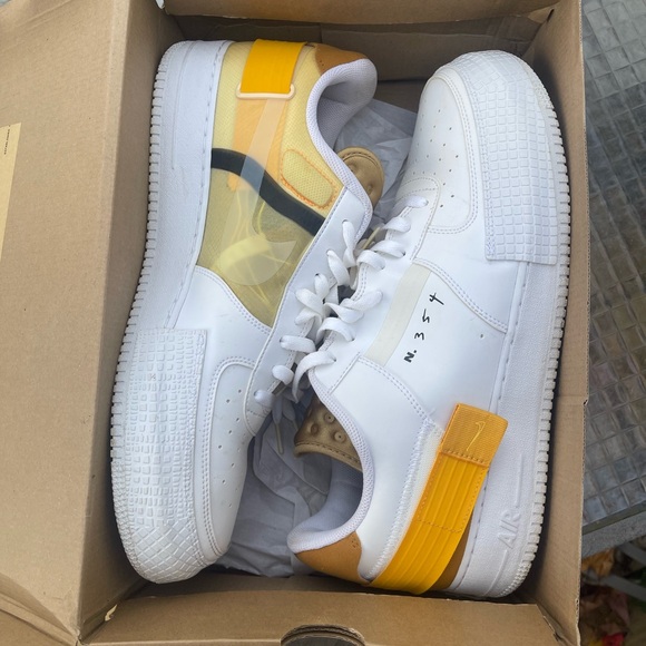 Nike Other - Nike Prefontaine Air Force 1 Type Gold Suede N 354 Mens Sz 15 Sneakers RARE